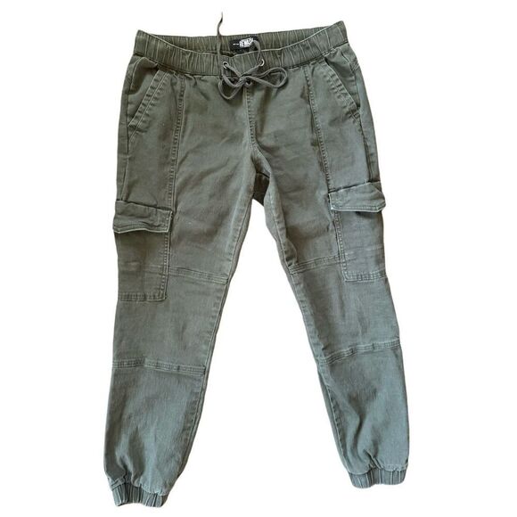 American Original Rewash pull on women’s pants Medium army green utility - Picture 1 of 5